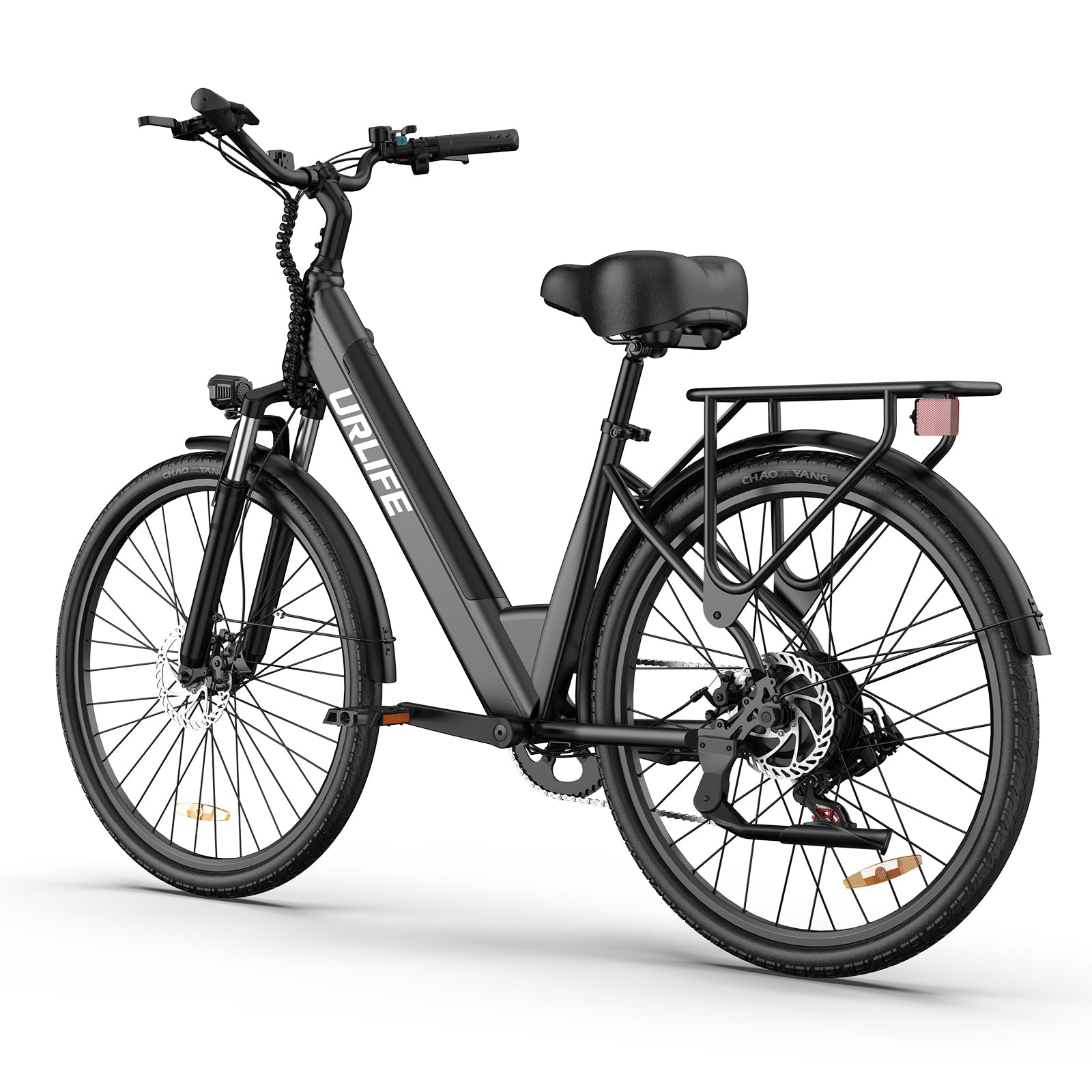URLIFE E26 26" Step Through Electric Bike 250W Motor 36V 13Ah Battery (EU & UK)