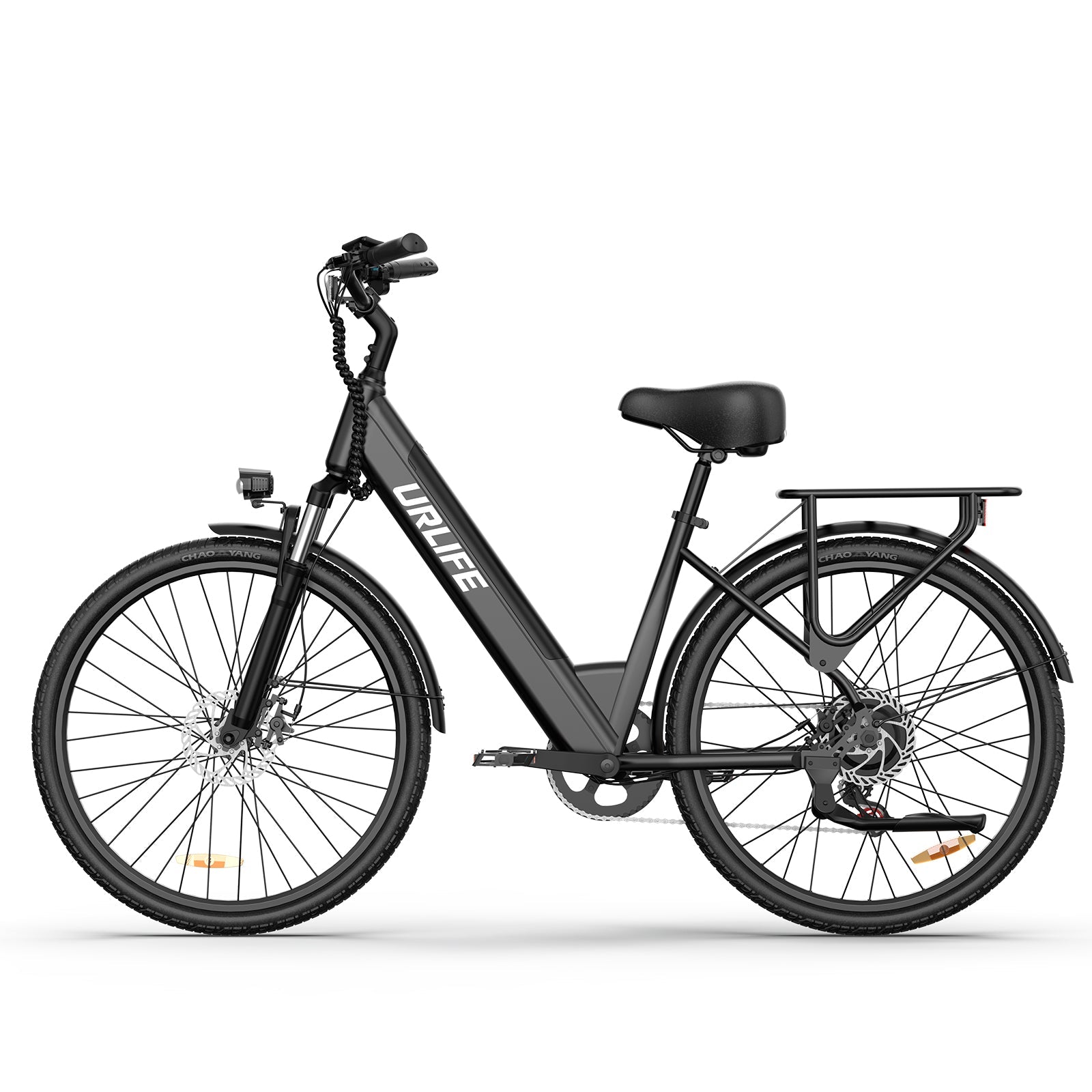 URLIFE E26 26" Step Through Electric Bike 750W Peak Motor 48V 10.4Ah Battery (US)