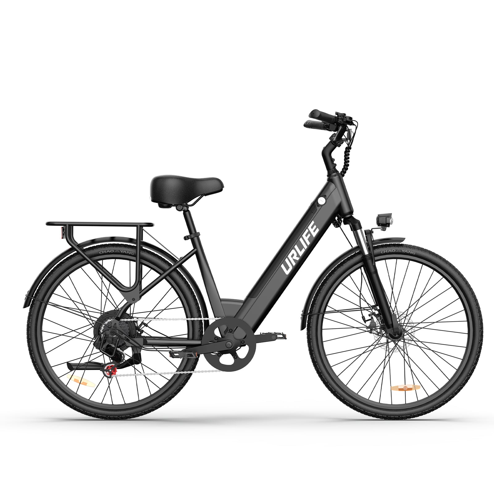 URLIFE E26 26" Step Through Electric Bike 750W Peak Motor 48V 10.4Ah Battery (US)