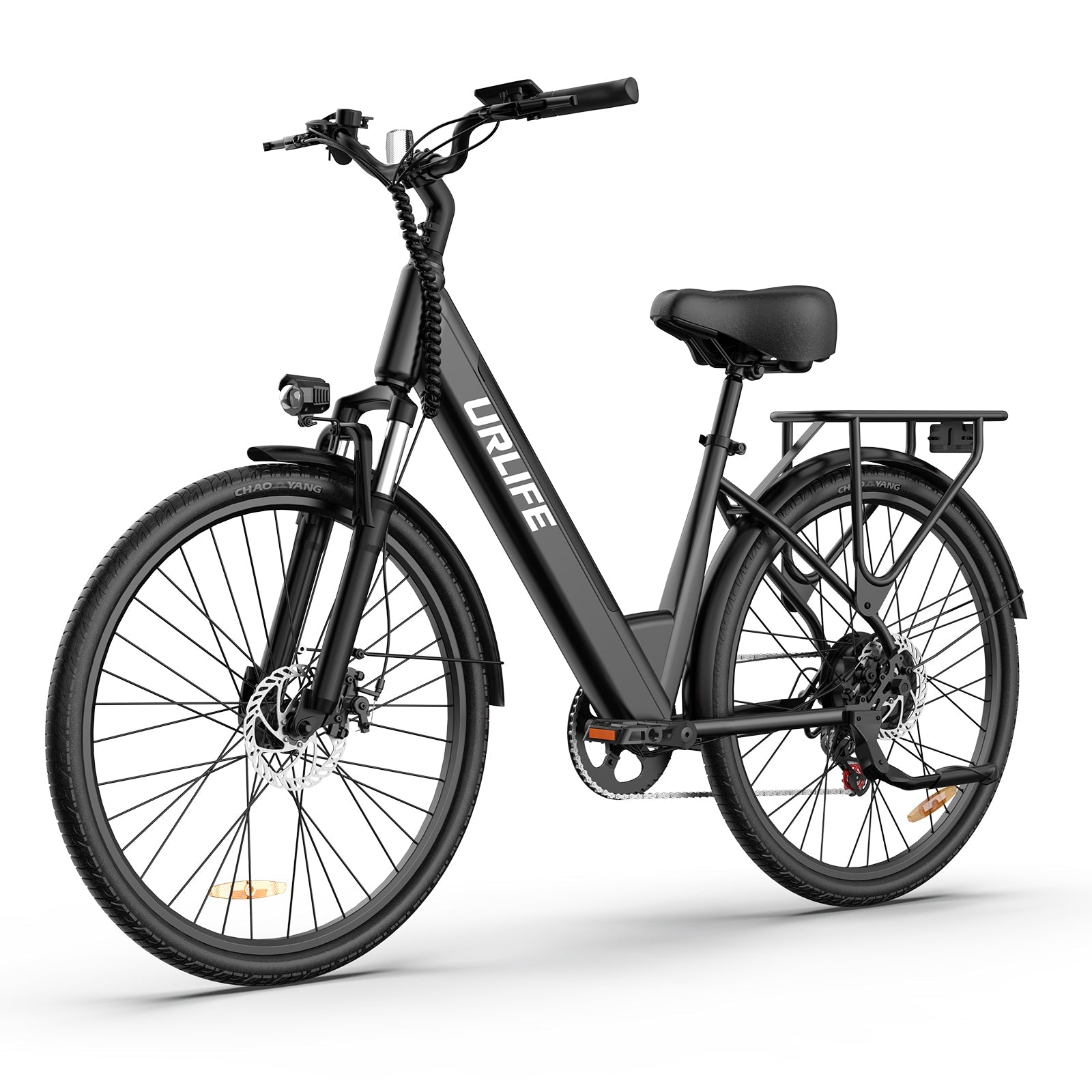 URLIFE E26 26" Step Through Electric Bike 750W Peak Motor 48V 10.4Ah Battery (US)