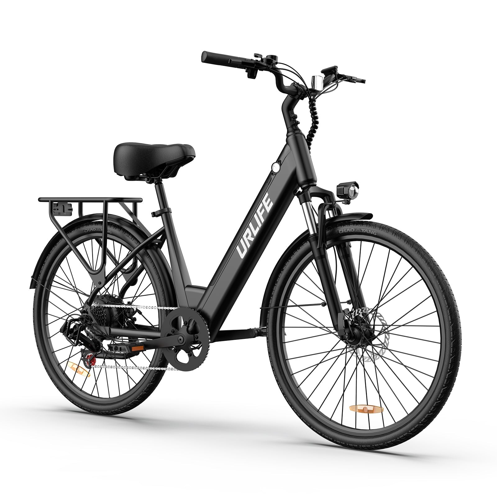 URLIFE E26 26" Step Through Electric Bike 750W Peak Motor 48V 10.4Ah Battery (US)