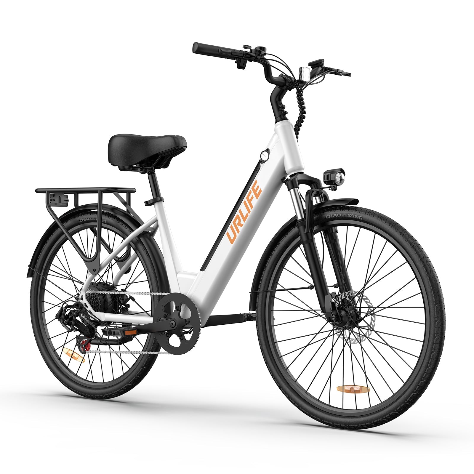 URLIFE E26 26" Step Through Electric Bike 750W Peak Motor 48V 10.4Ah Battery (US)