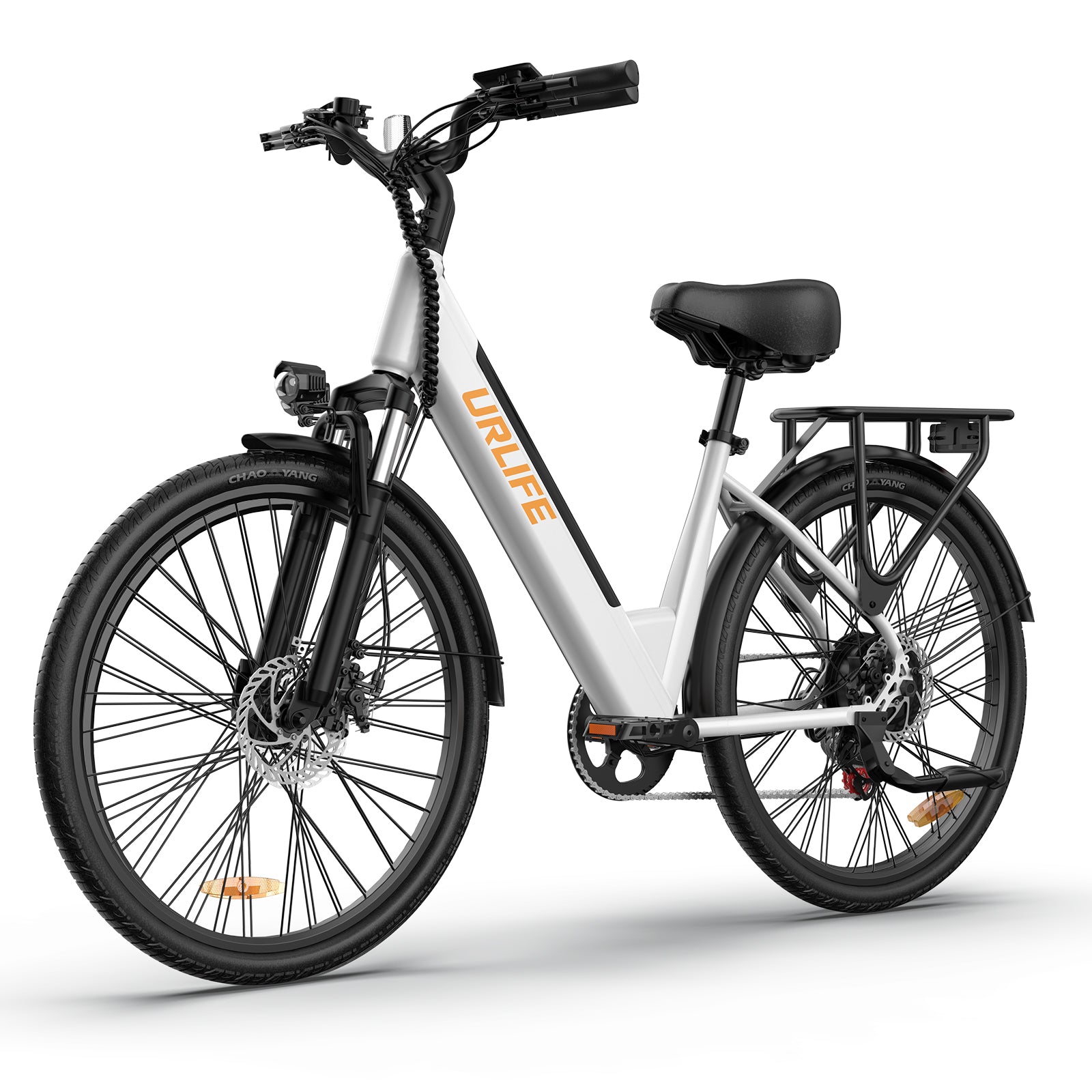 URLIFE E26 26" Step Through Electric Bike 750W Peak Motor 48V 10.4Ah Battery (US)