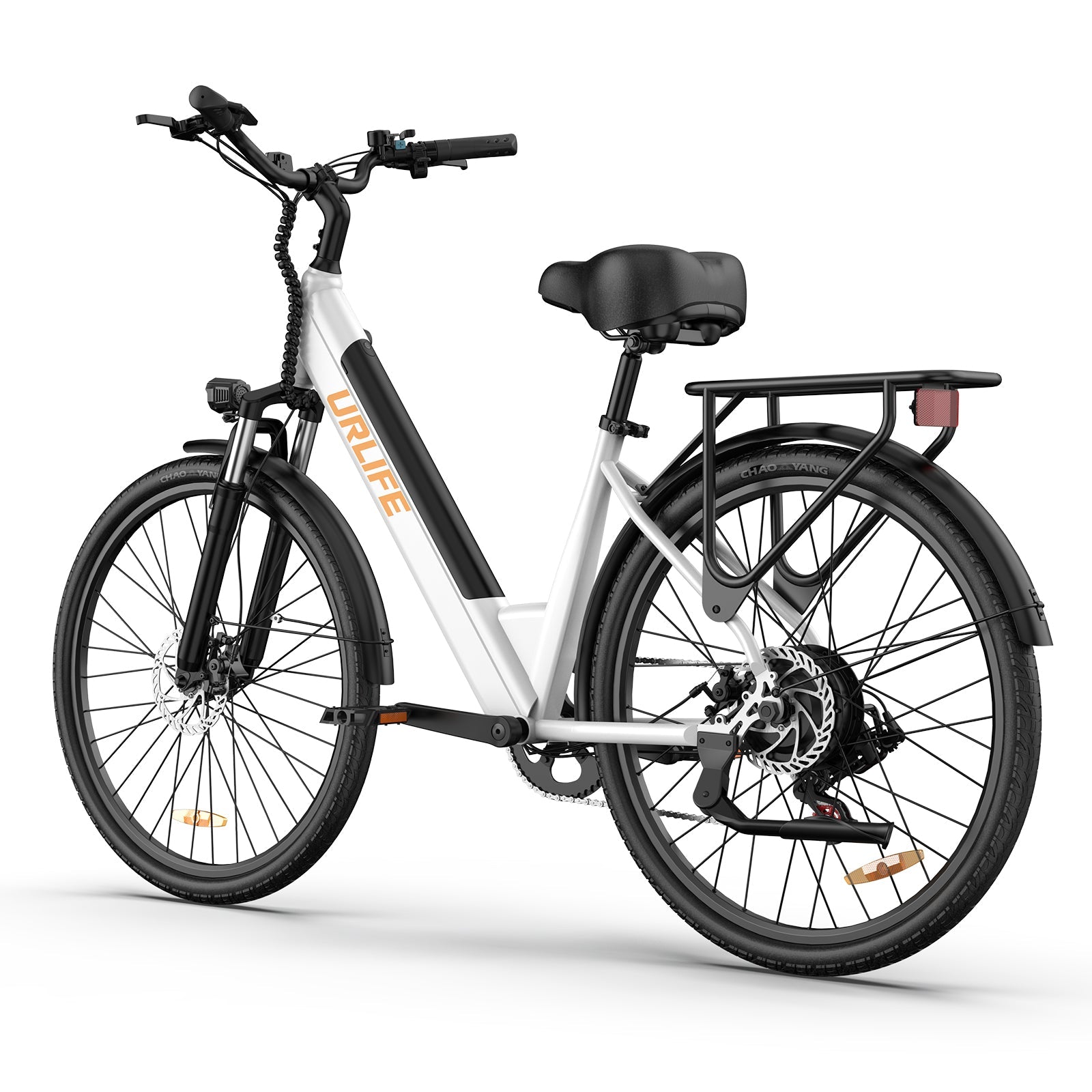 URLIFE E26 26" Step Through Electric Bike 750W Peak Motor 48V 10.4Ah Battery (US)