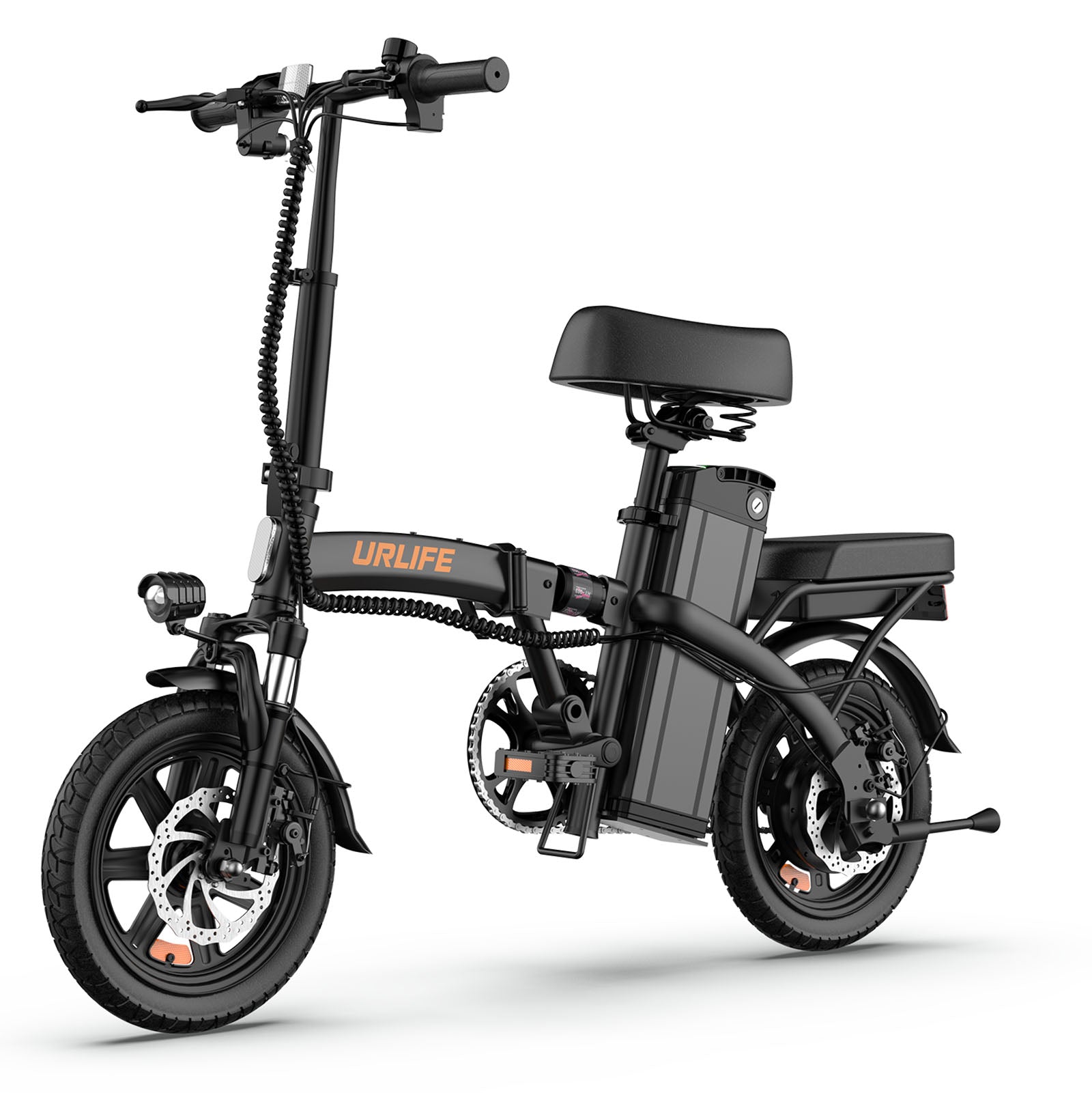 URLIFE F1L 14“ Folding Electric Bike 250W Motor 48V 7.5Ah Battery (EU & UK)