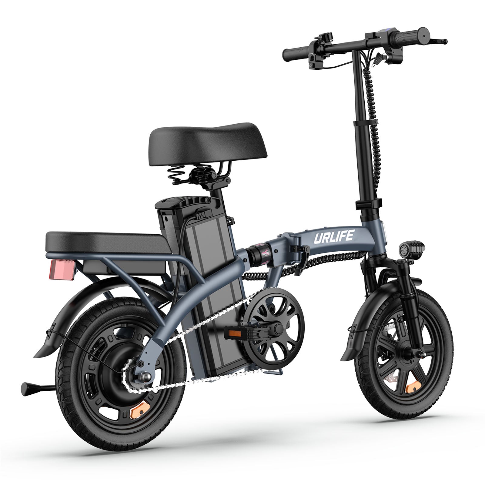 URLIFE F1L 14“ Folding Electric Bike 500W Peak Motor 48V 7.5Ah Battery (US edition)
