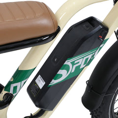 ONESPORT W66 20" Retro Electric Bike 500W Motor 48V 13.5Ah Battery