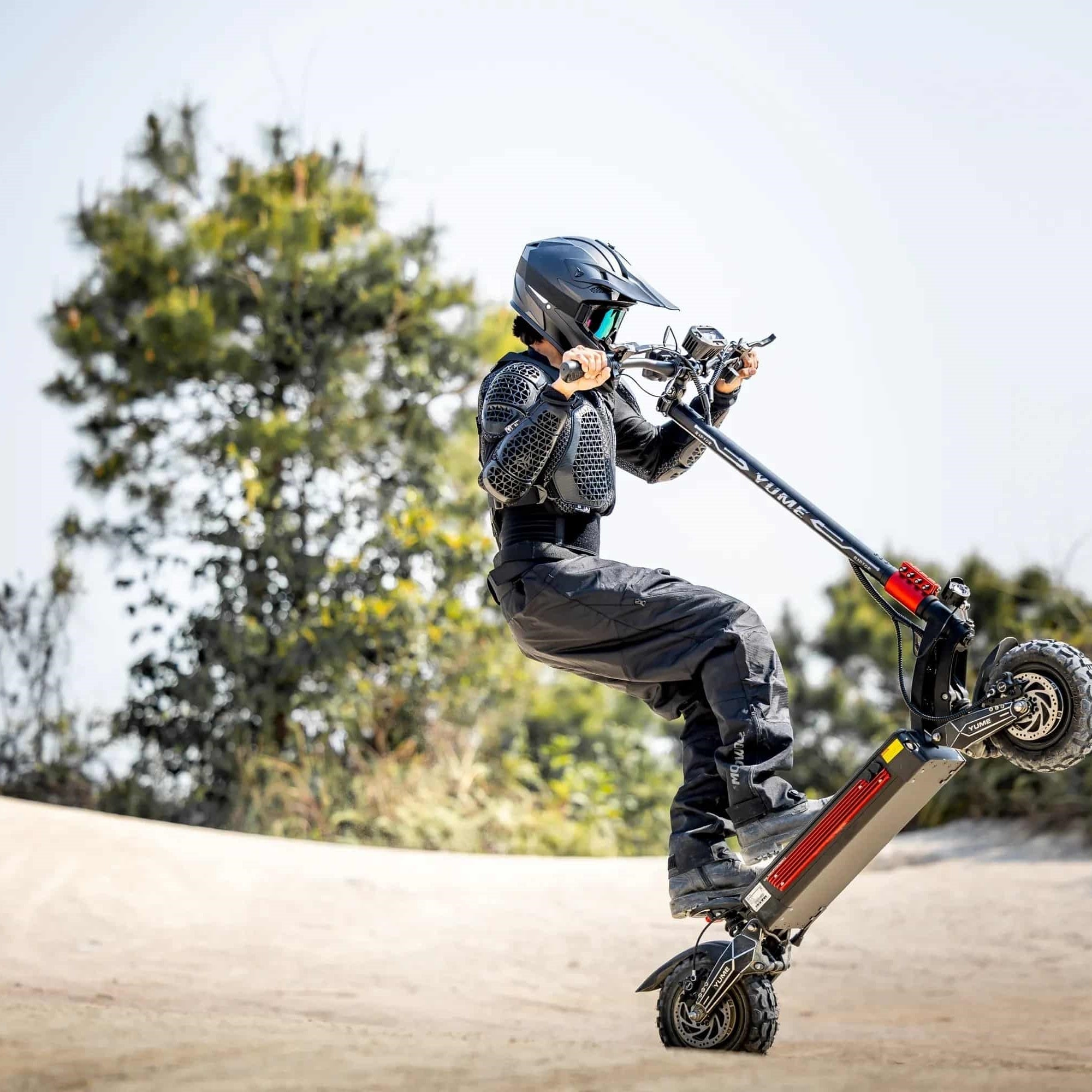 YUME Raptor 11" All-Terrain Electric Scooter 3000W*2 Dual Motors 60V 27Ah/30Ah Battery