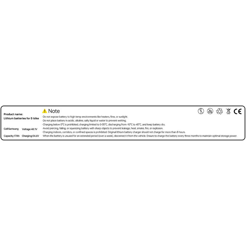 PVY Z20 PLUS Samsung Li-ion Battery