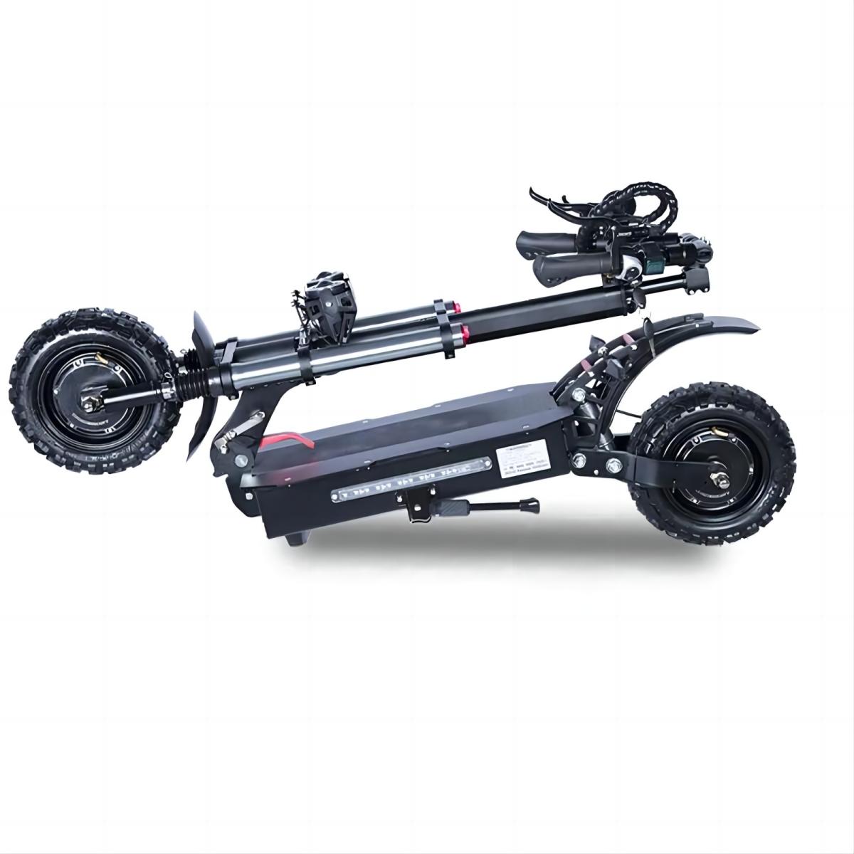 TOURSOR E5B 11" Folding Electric Scooter with Seat 3000W*2 Dual Motors 60V 40Ah Battery