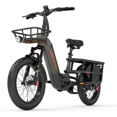 LANKELEISI Wombat-1 20" Cargo Electric Bike 1000W Motor 48V 20Ah Battery