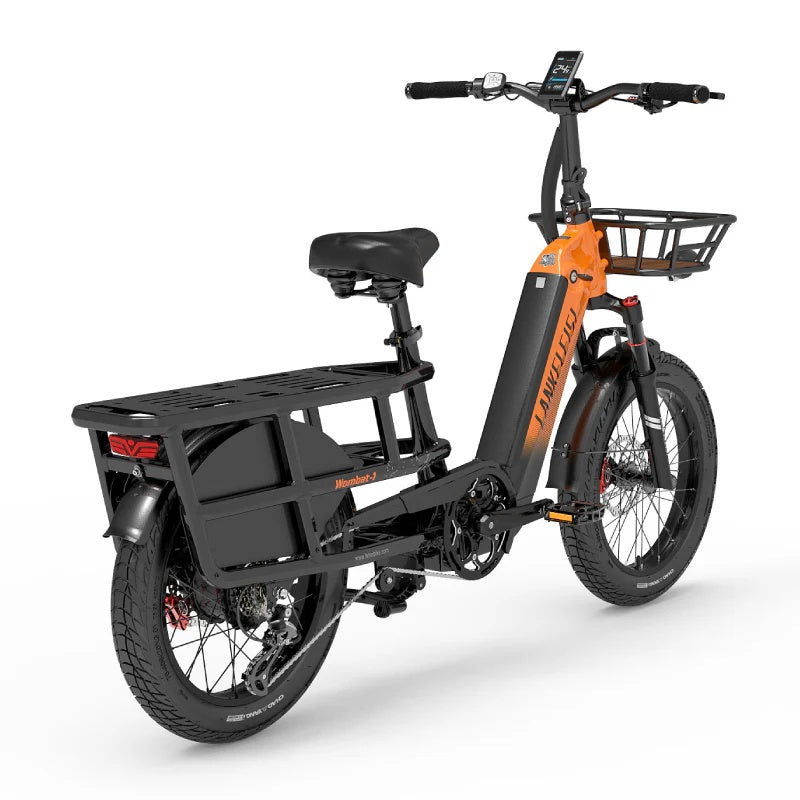LANKELEISI Wombat-1 20" Cargo Electric Bike 1000W Motor 48V 20Ah Battery
