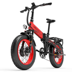 LANKELEISI X2000 MAX 20" Foldable Electric Bike 2000W Dual Motor 48V 20Ah Battery
