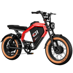 LUCKEEP M5 Ultra 20" Elektro-Dirtmotorrad, 1000 W * 2 Doppelmotoren, 52 V 40 Ah Batterie, Höchstgeschwindigkeit 32 mph (50 km/h)