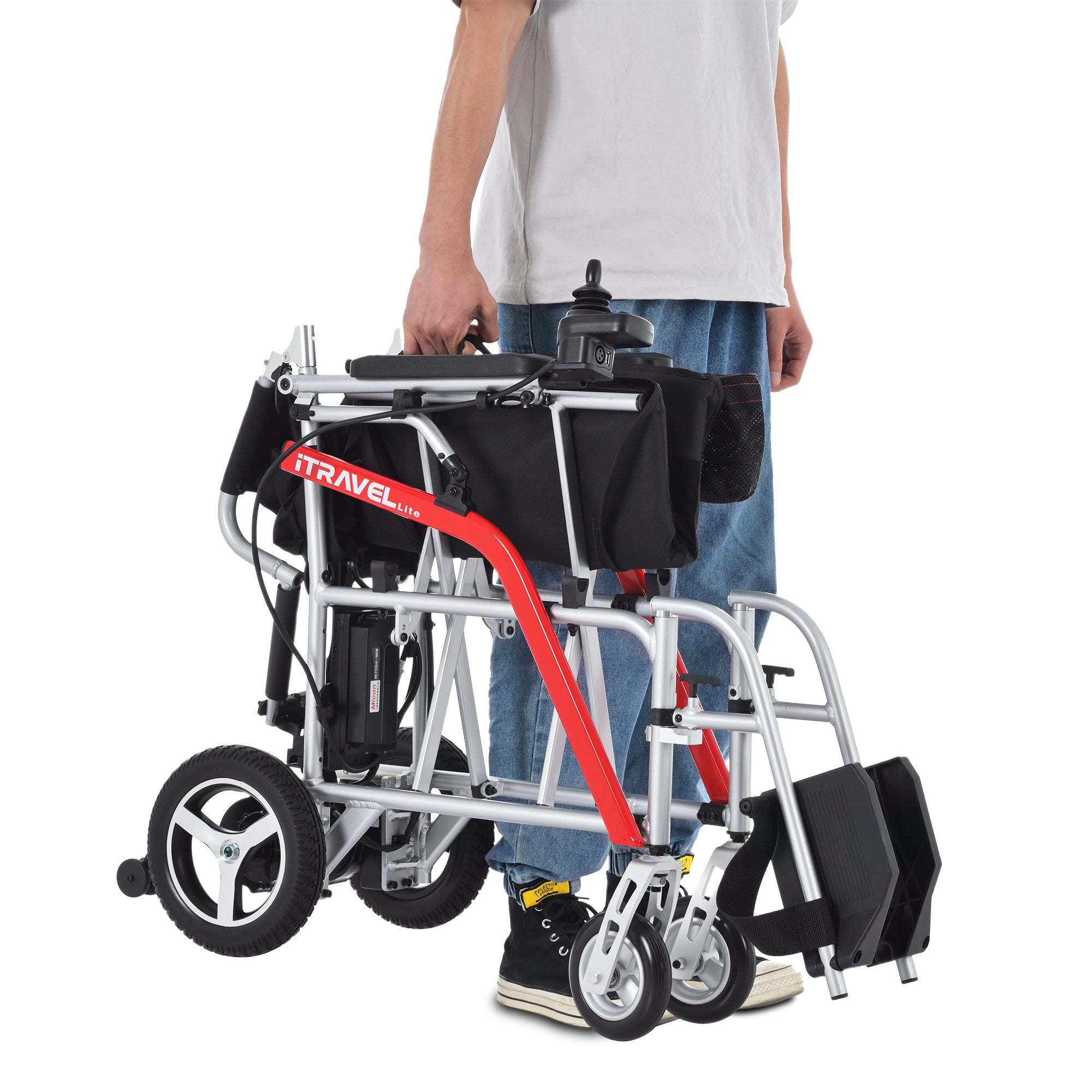 METRO MOBILITY ITRAVEL LITE 10" 4 Wheel Mobility Electric Wheelchairs 300W Motor 24V 10Ah Battery