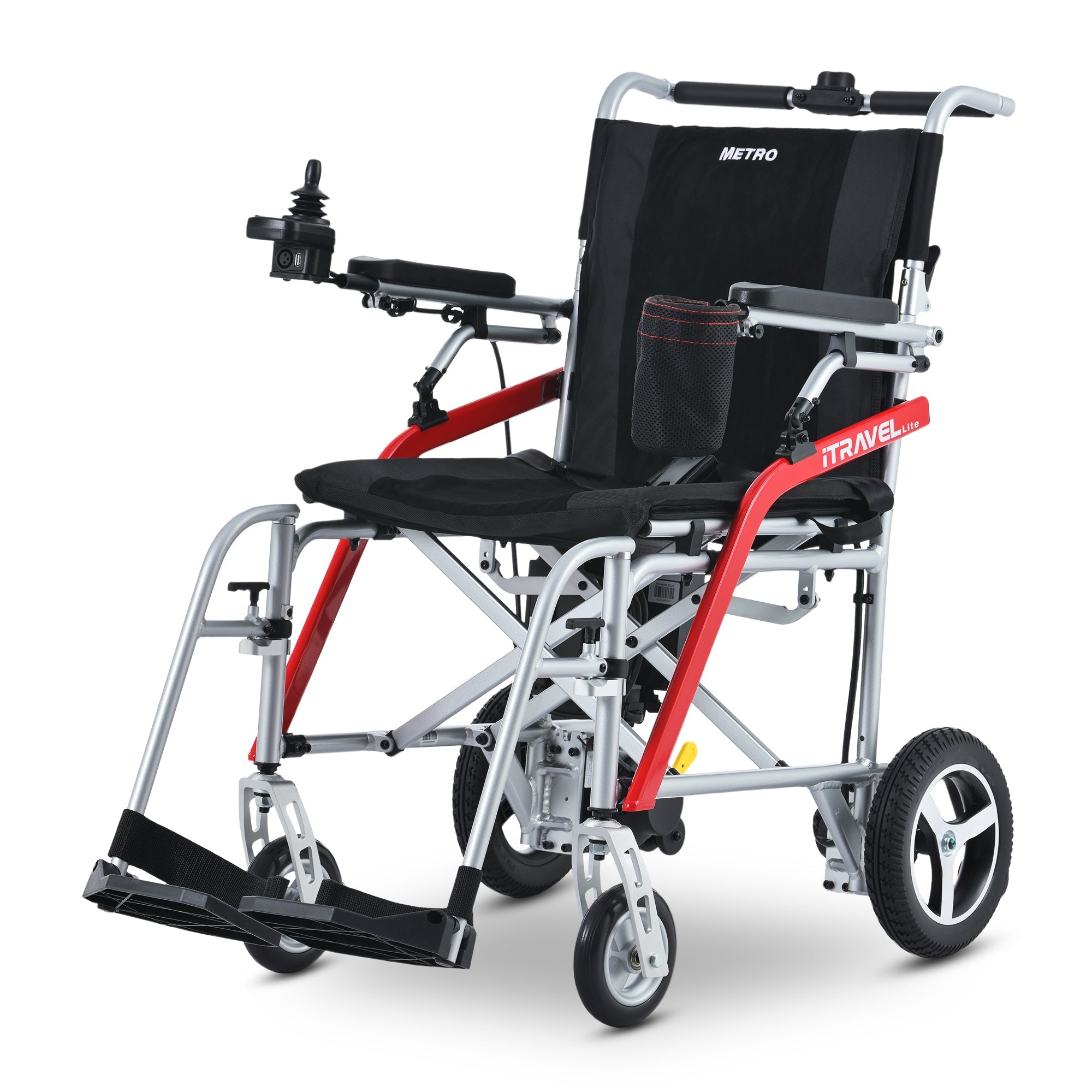 METRO MOBILITY ITRAVEL LITE 10" 4 Wheel Mobility Electric Wheelchairs 300W Motor 24V 10Ah Battery