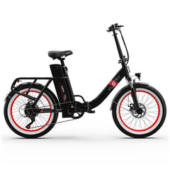 ONESPORT OT16-2 20" Folding Electric Commuter Bike 250W Motor 48V 17Ah Battery Support APP