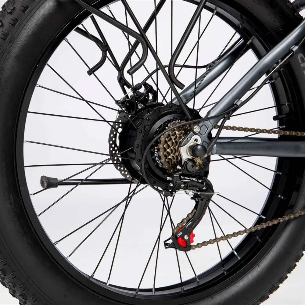 RIDSTAR E26 26" Fat Tires Mountain Electric Bike 1500W Motor 48V 15.6Ah Battery