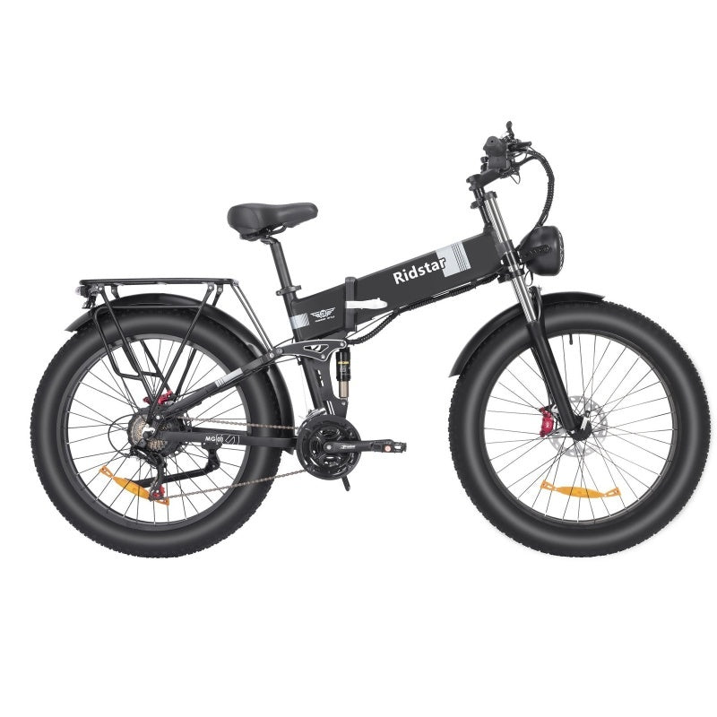 RIDSTAR H26 Pro 26" Folding Electric Bike 1500W Motor 48V 23Ah Battery