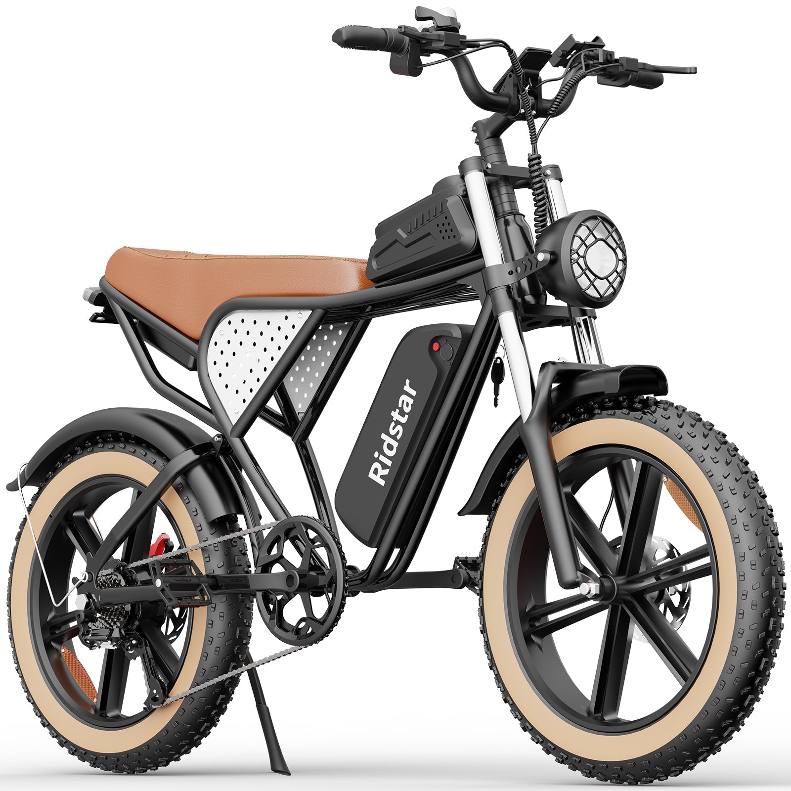 RIDSTAR Q20 20" Fat Tires Electric Bikes 1000W Motor 48V 20Ah Battery