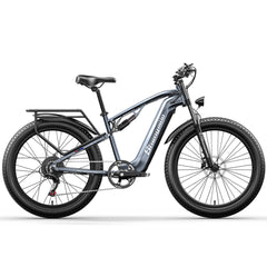 SHENGMILO MX05 26" Fat Tire Electric Mountain Bike 1000W Motor 48V 17.5Ah Battery